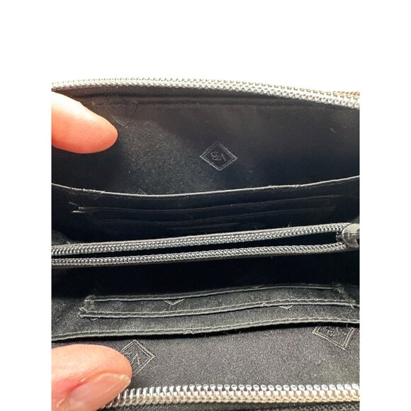 Vera Bradley Plaid Wristlet Wallet With Dual Zipper & Detachable Strap - Picture 12 of 12